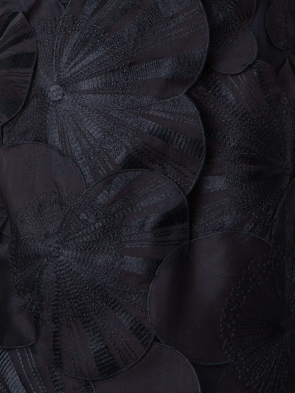 Short Sheath Dress with Poppy Embroidery