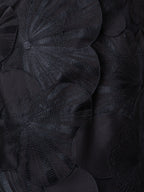 Short Sheath Dress with Poppy Embroidery