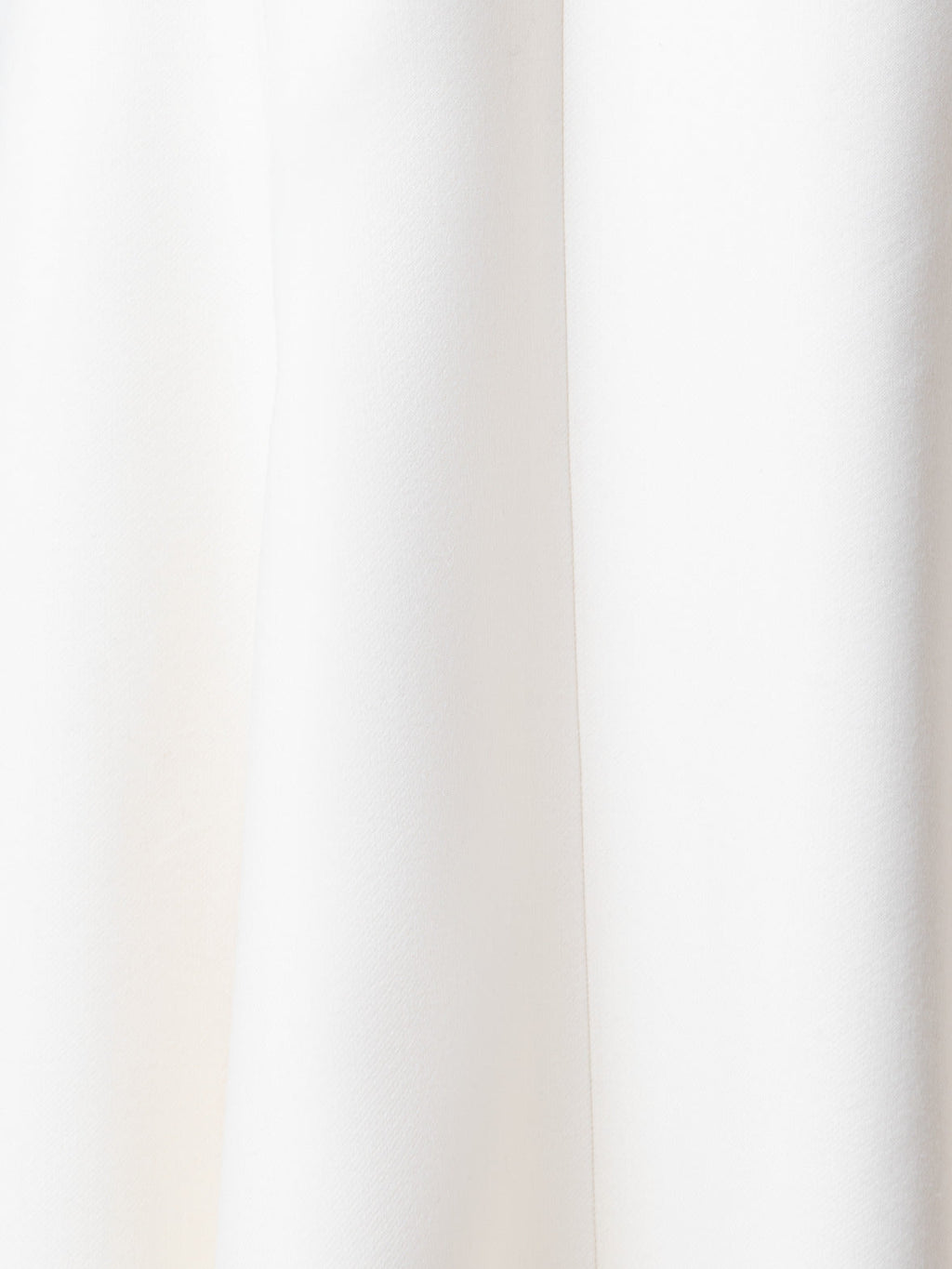 Trench Dress - A-Line Midi Dress in Cotton Double-Face with Zip-Cut-Out