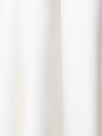 Trench Dress - A-Line Midi Dress in Cotton Double-Face with Zip-Cut-Out