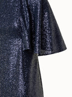 Evening Gown with Sequins on Jersey