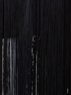 Long Silk Evening Dress with Fringes