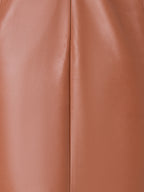 Sleeveless Leather Sheath Dress
