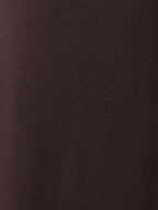 Tube Midi Dress with Turtle Neck in Wool Jersey