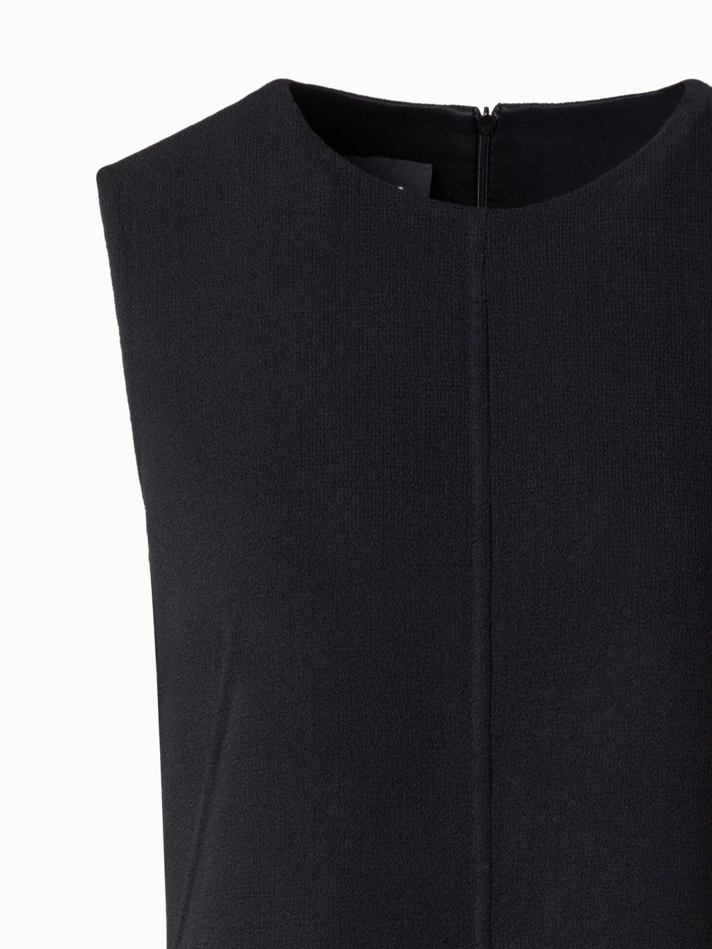 Short Sheath Dress in Wool Cr¨ºpe Double-Face