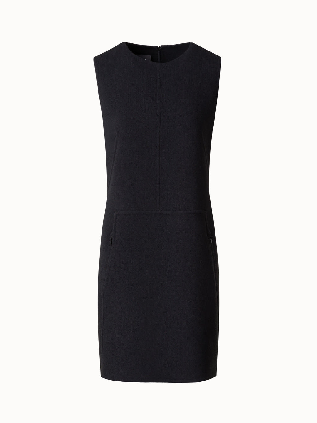 Short Sheath Dress in Wool Cr¨ºpe Double-Face