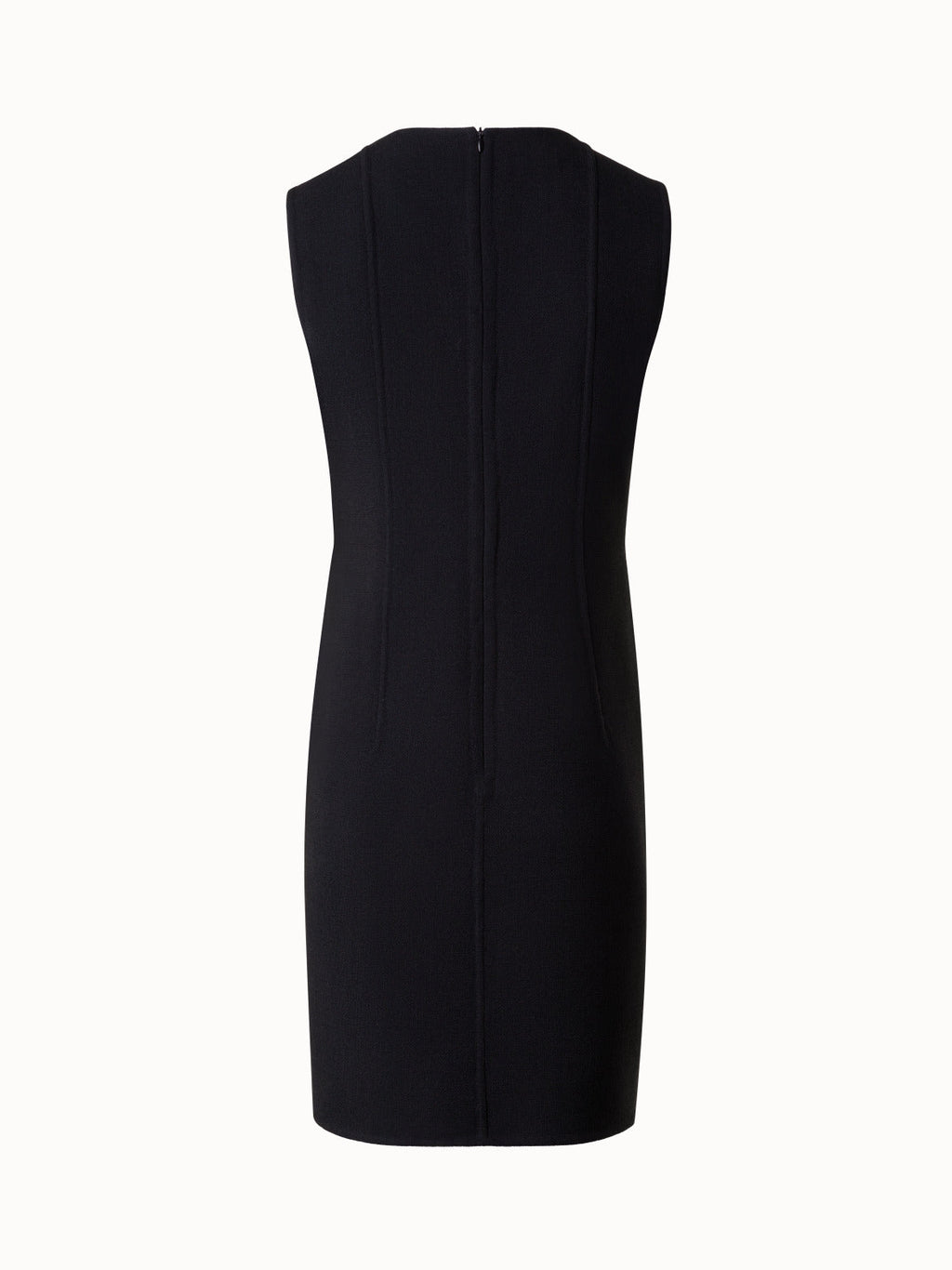 Short Sheath Dress in Wool Cr¨ºpe Double-Face