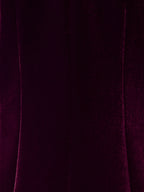Velvet Neoprene Short Dress