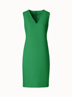 Sheath Dress in Wool Cr¨ºpe Double-Face