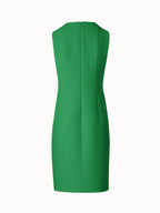 Sheath Dress in Wool Cr¨ºpe Double-Face