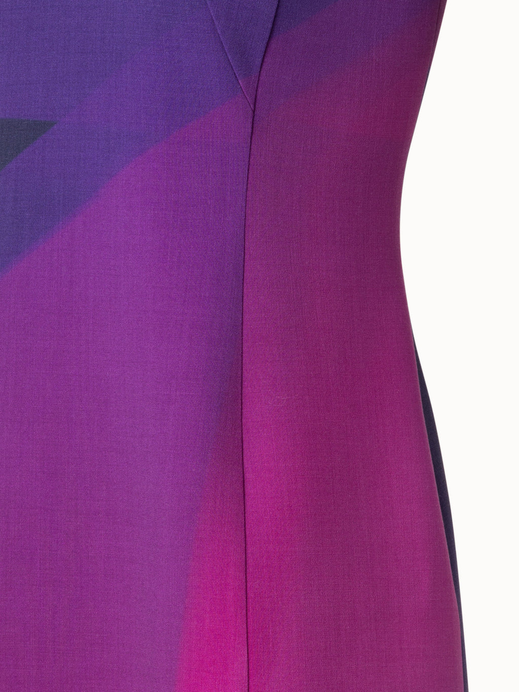 Wool Sheath Dress with Alta Magenta Print