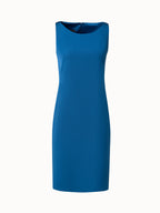 Sheath Dress in Silk Cr¨ºpe Stretch