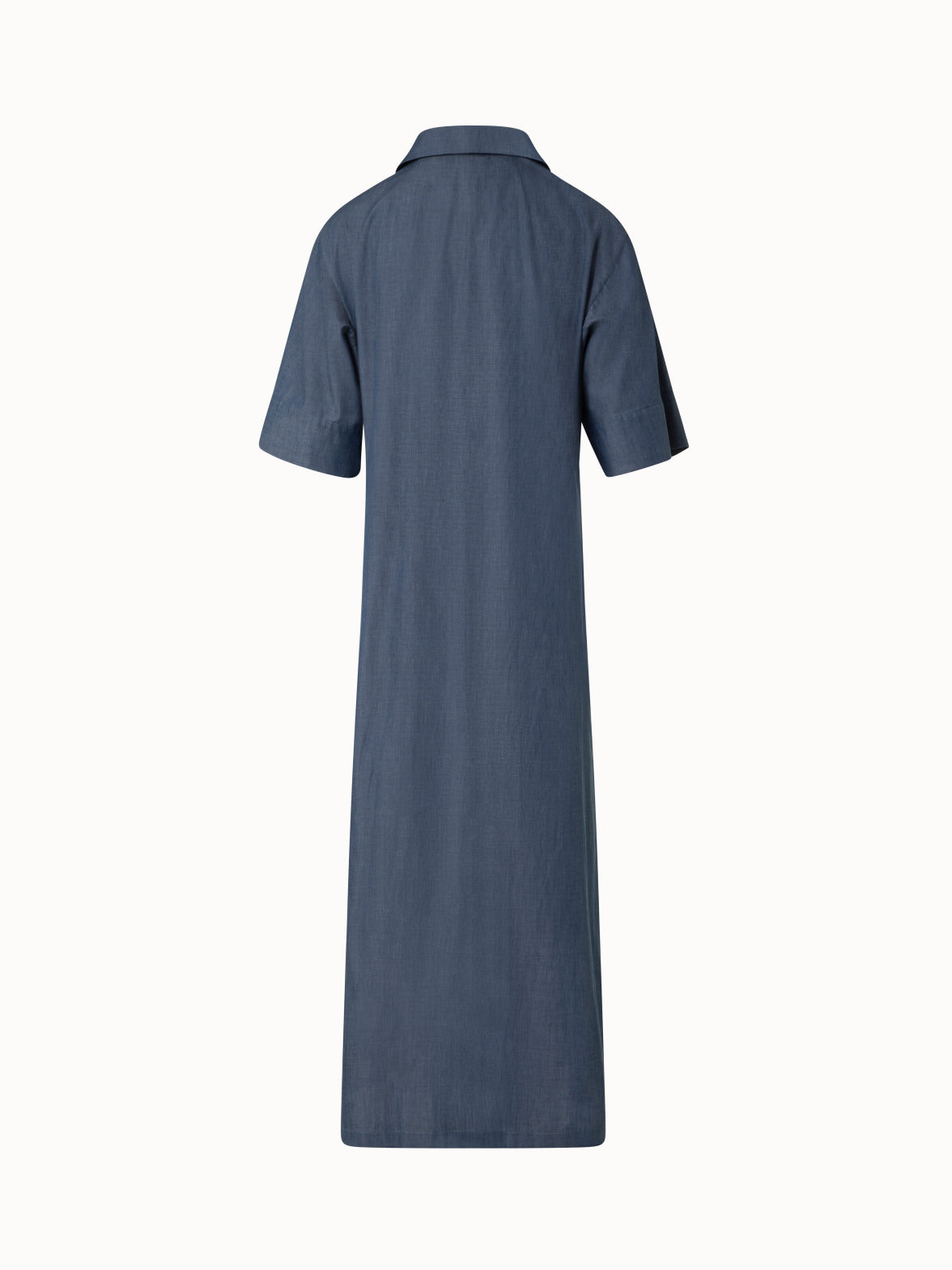 Long Shirt Dress in Sea Island Cotton