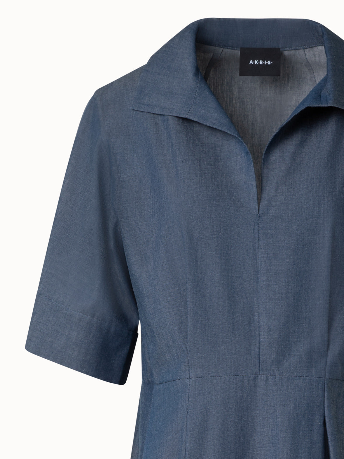 Long Shirt Dress in Sea Island Cotton