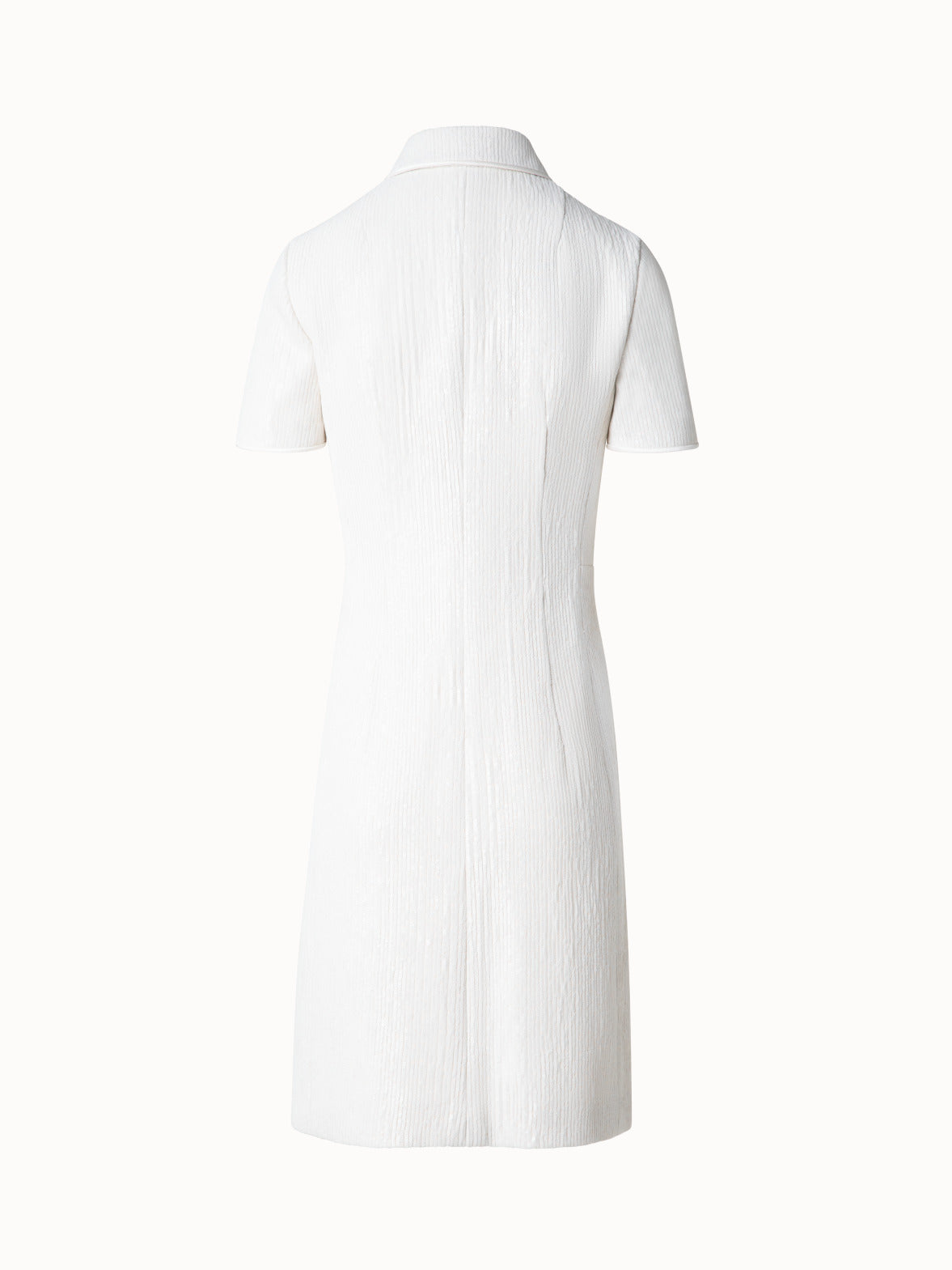 Sequin Silk Dress in Polo Style