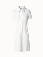Sequin Silk Dress in Polo Style