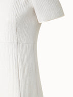 Long Silk Evening Dress with Sequin Embroidery