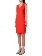 Sheath Dress in Wool Cr¨ºpe Double-Face