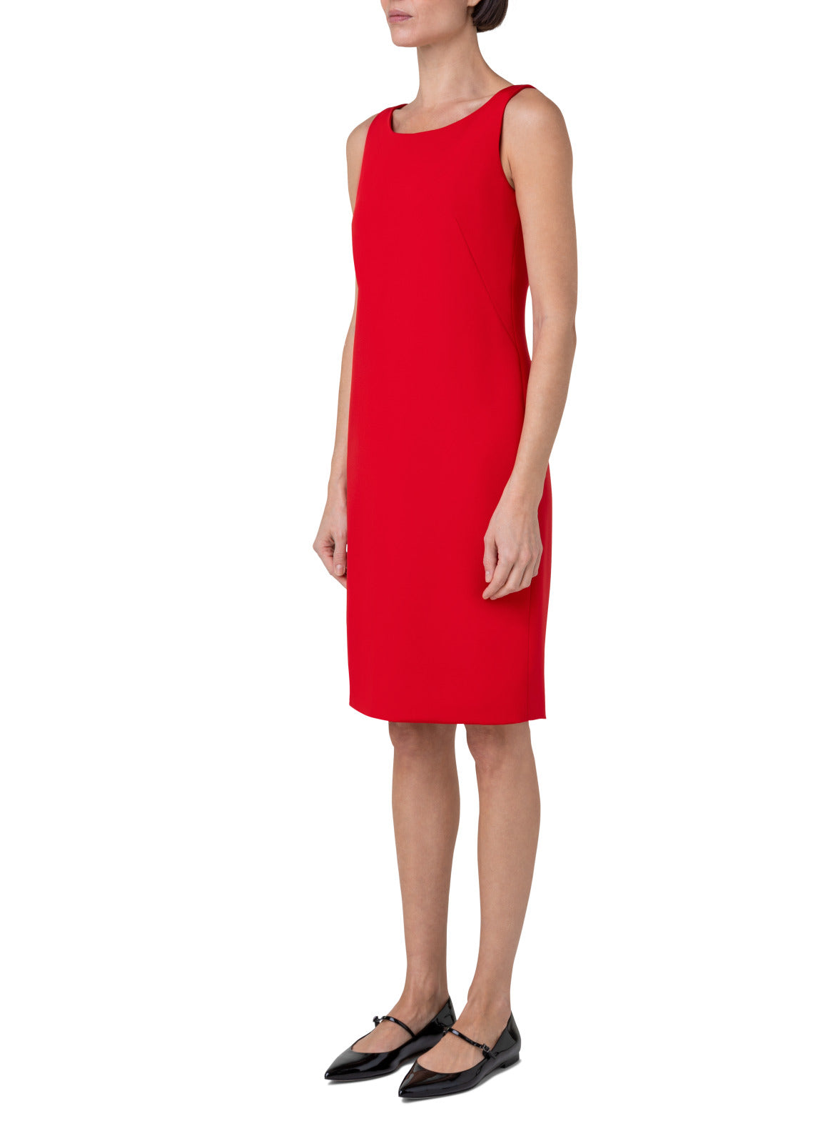 Silk Cr¨ºpe Sheath Dress
