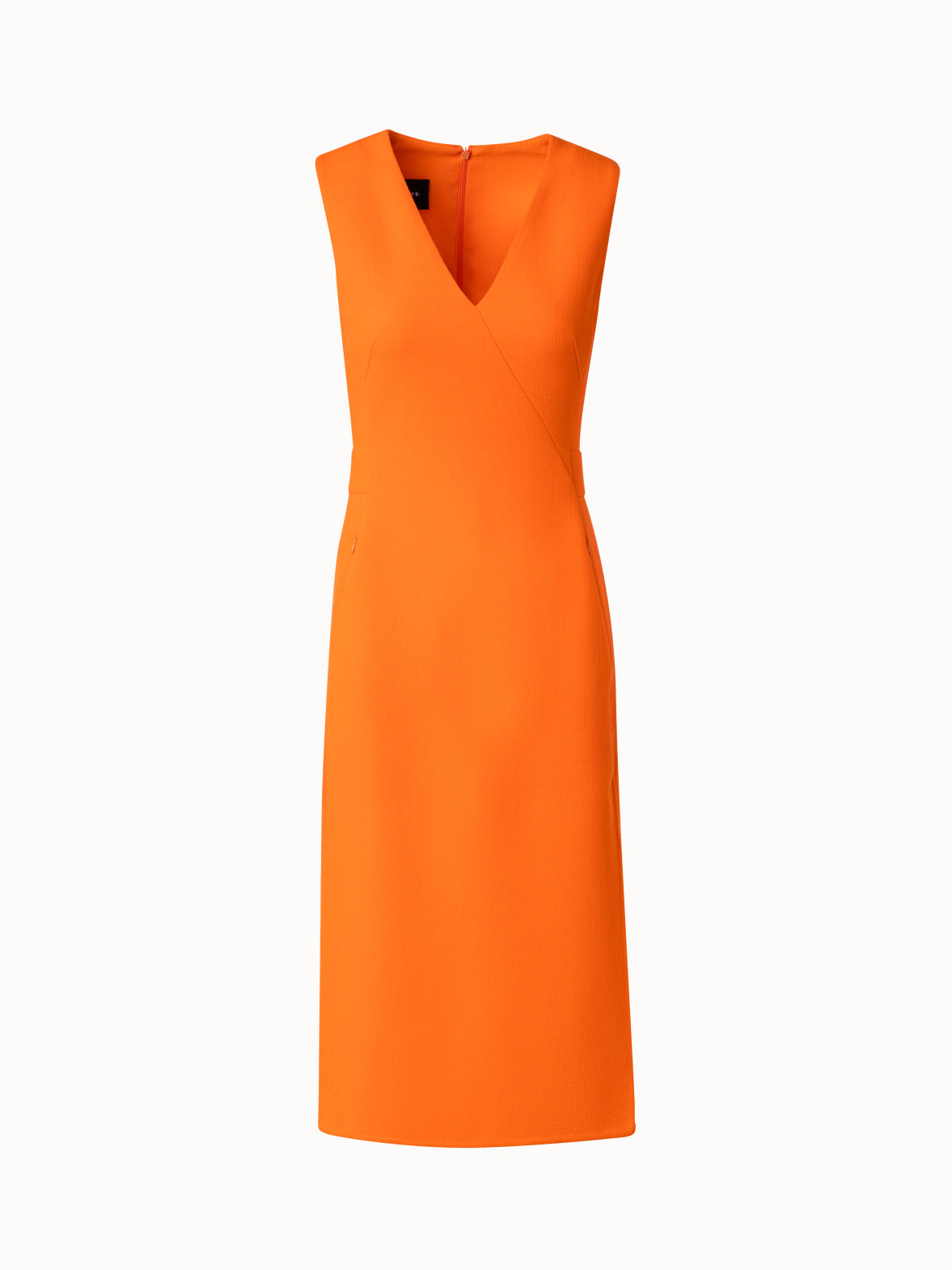 Sheath Dress Wool Cr¨ºpe Double-Face