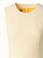A-Line Wool Cr¨ºpe Double-Face Sheath Dress