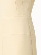 A-Line Wool Cr¨ºpe Double-Face Sheath Dress