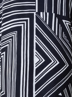 Silk Tunic Dress with Lizzi's Lines Print