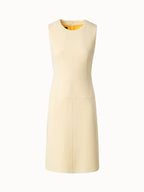 A-Line Wool Cr¨ºpe Double-Face Sheath Dress