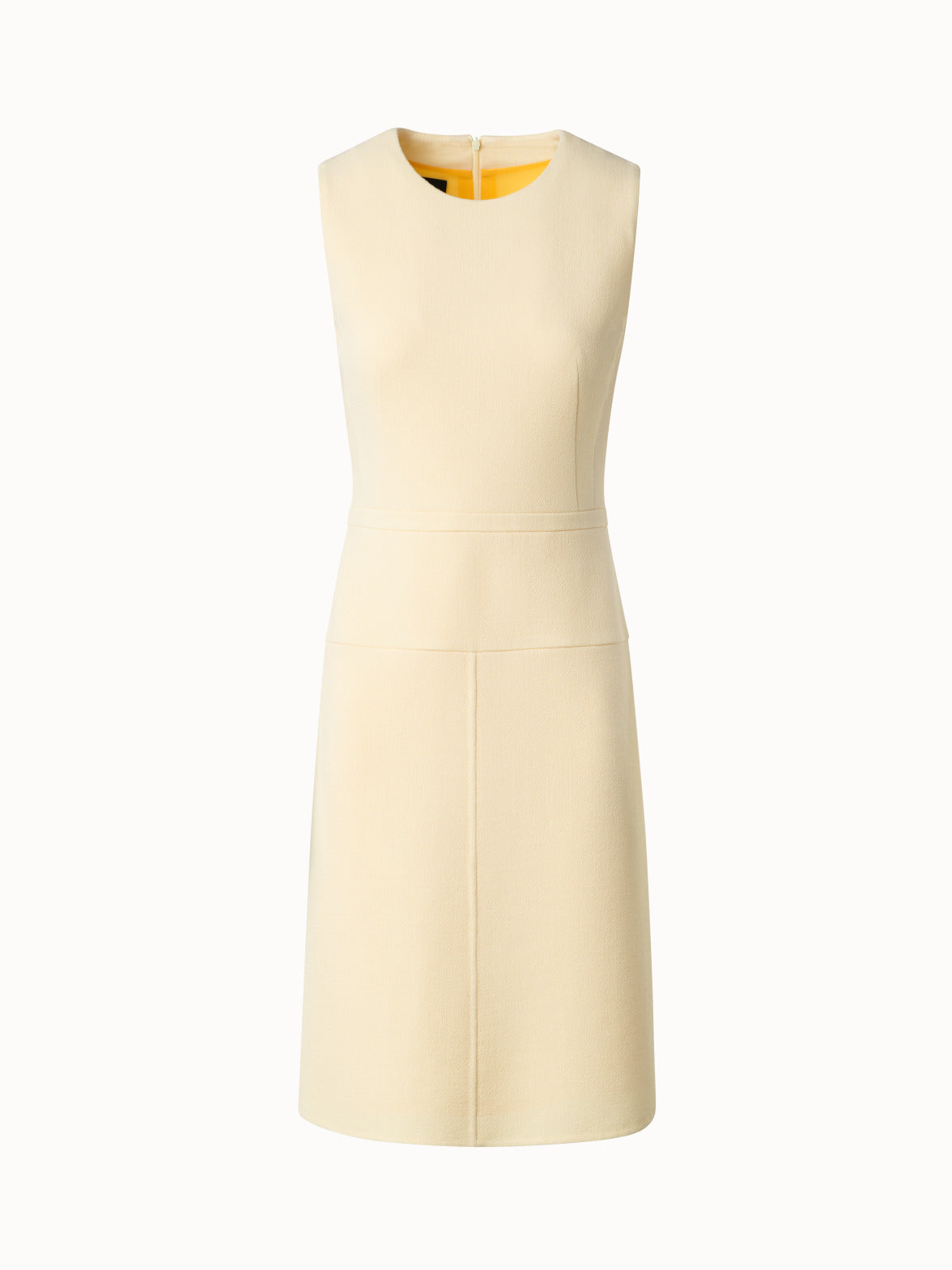 A-Line Wool Cr¨ºpe Double-Face Sheath Dress