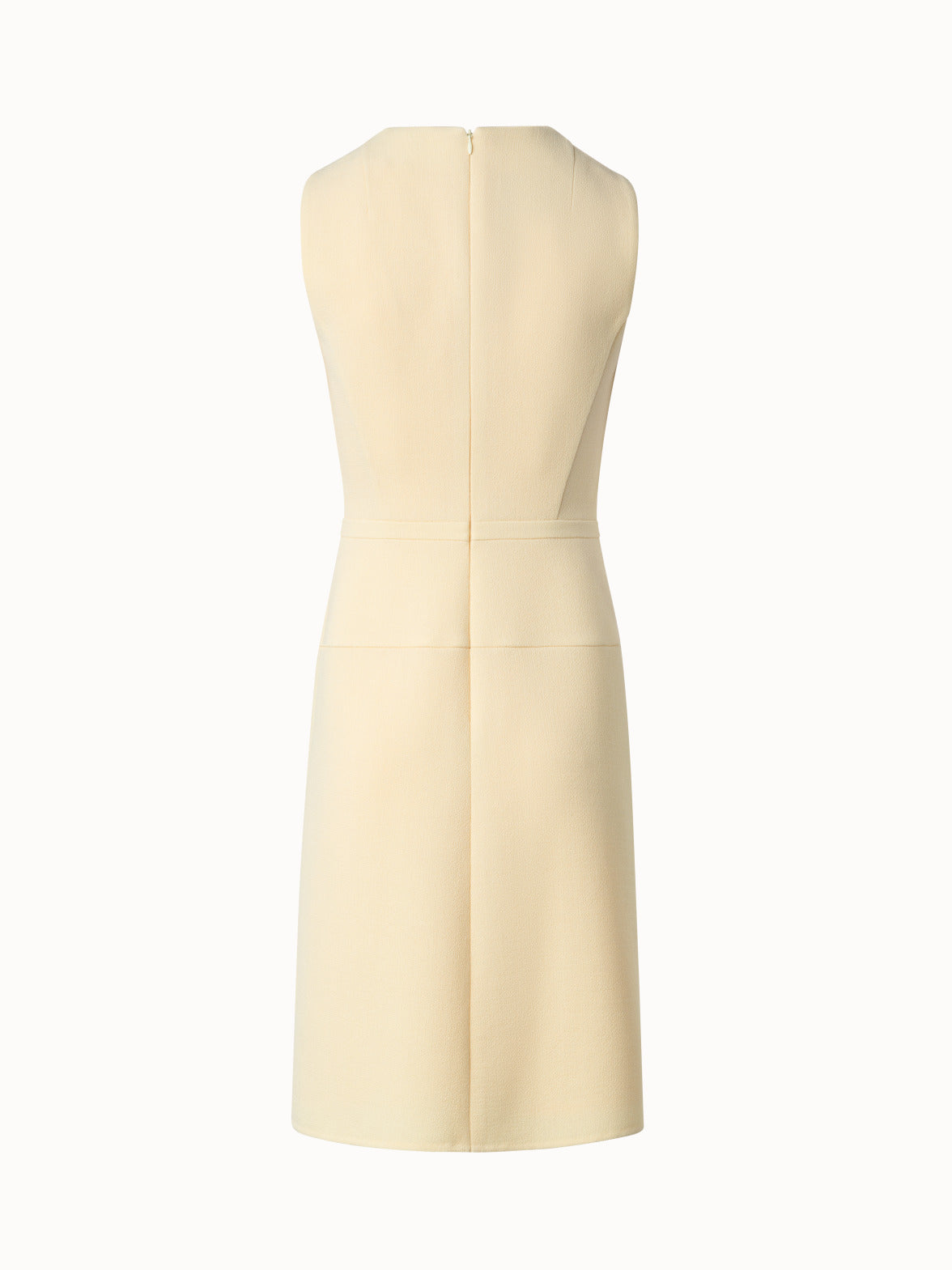 A-Line Wool Cr¨ºpe Double-Face Sheath Dress
