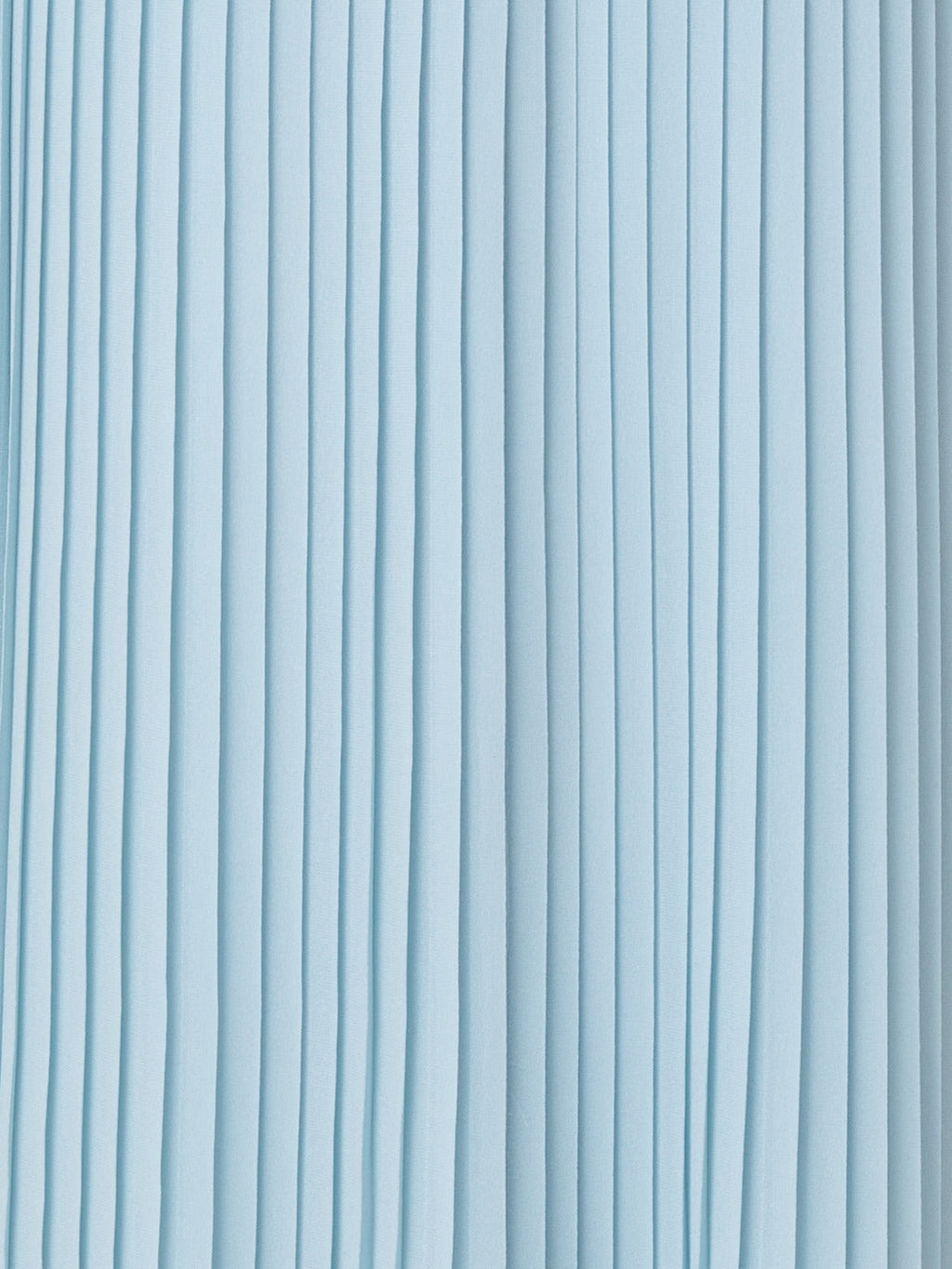 Long Pleated Gown with Long Flared Sleeves