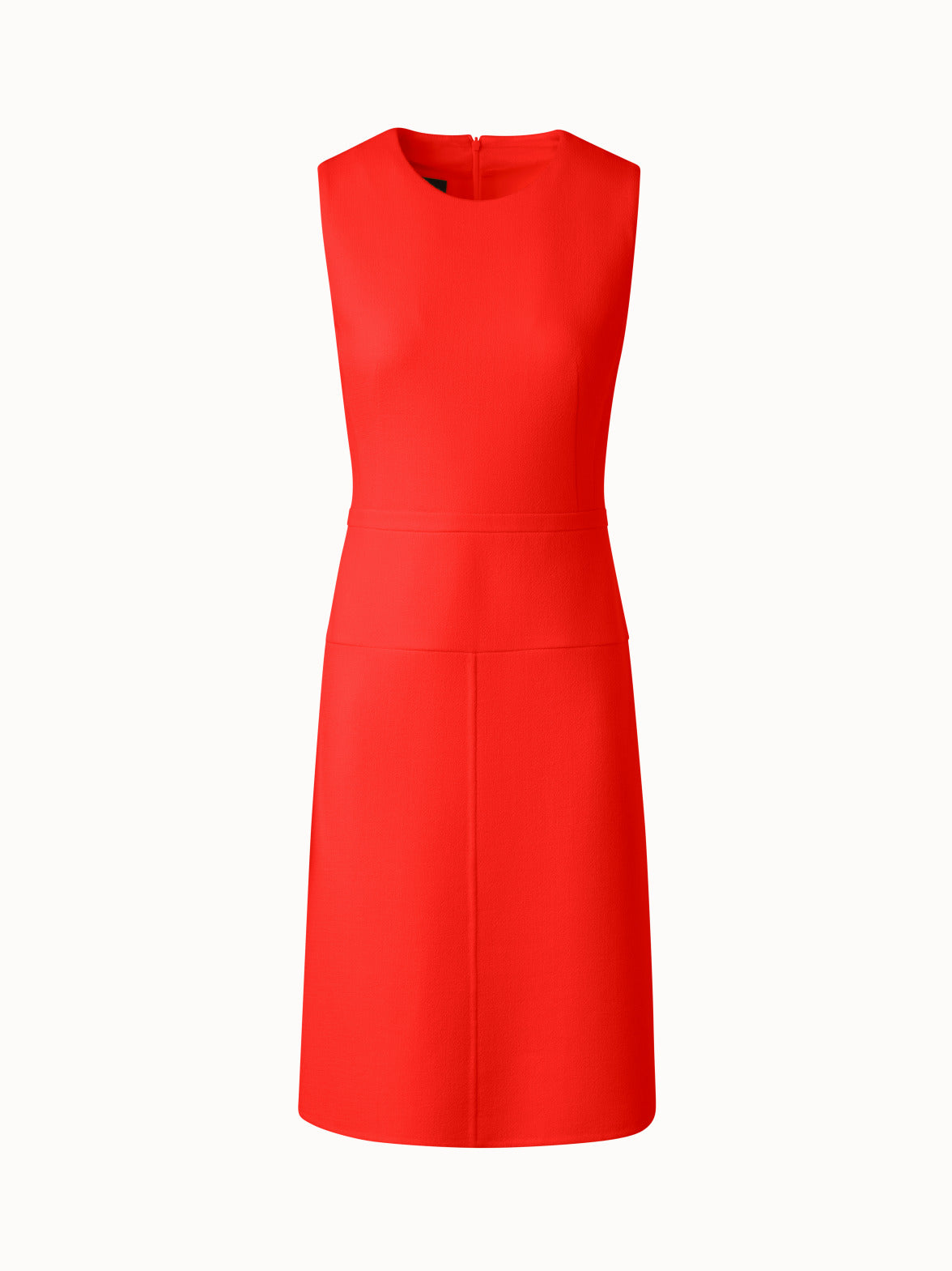 A-Line Wool Cr¨ºpe Double-Face Sheath Dress