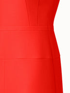 A-Line Wool Cr¨ºpe Double-Face Sheath Dress