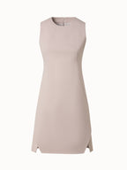 A-Line Cotton Double-Face Sheath Dress