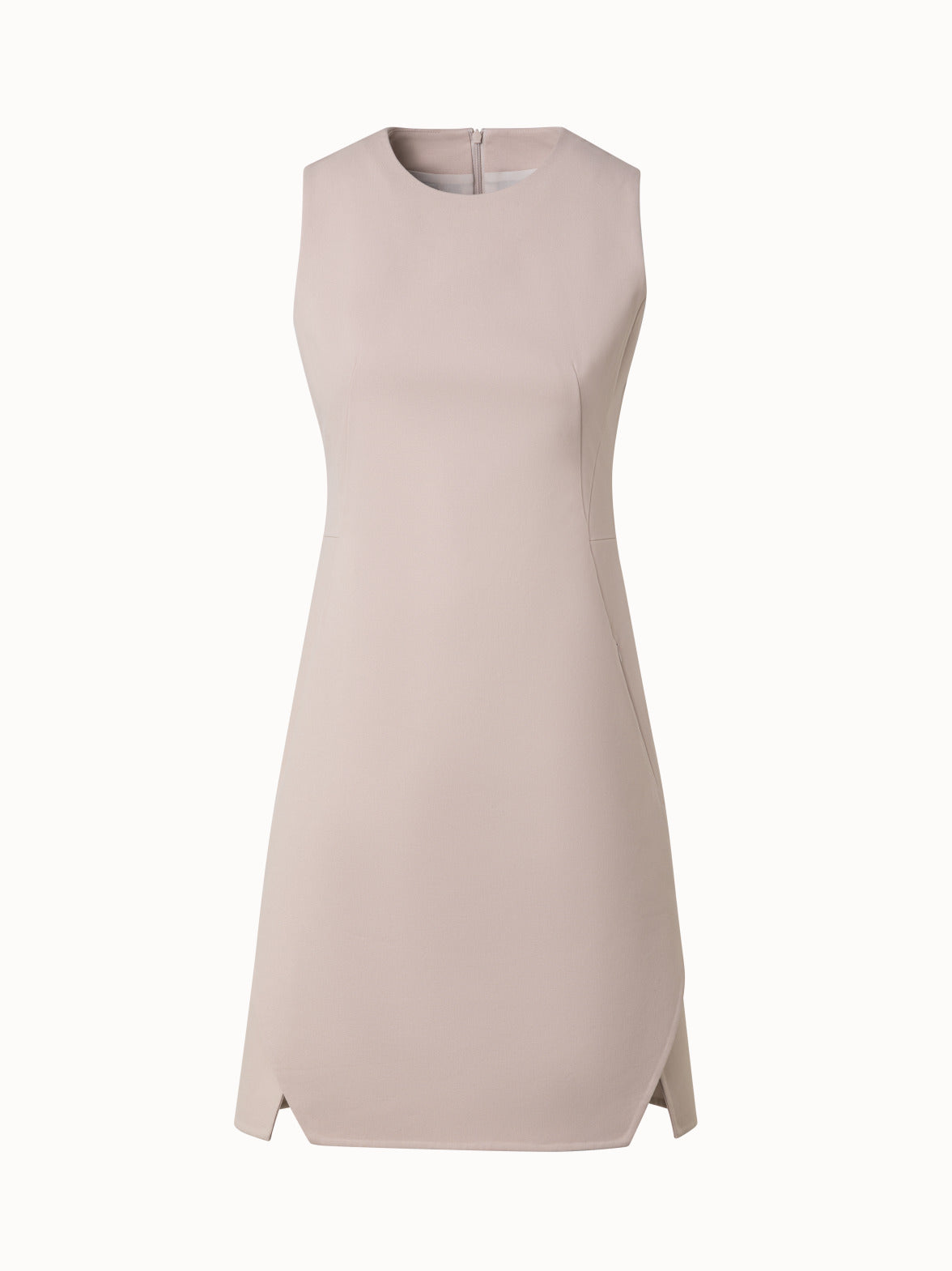 A-Line Cotton Double-Face Sheath Dress