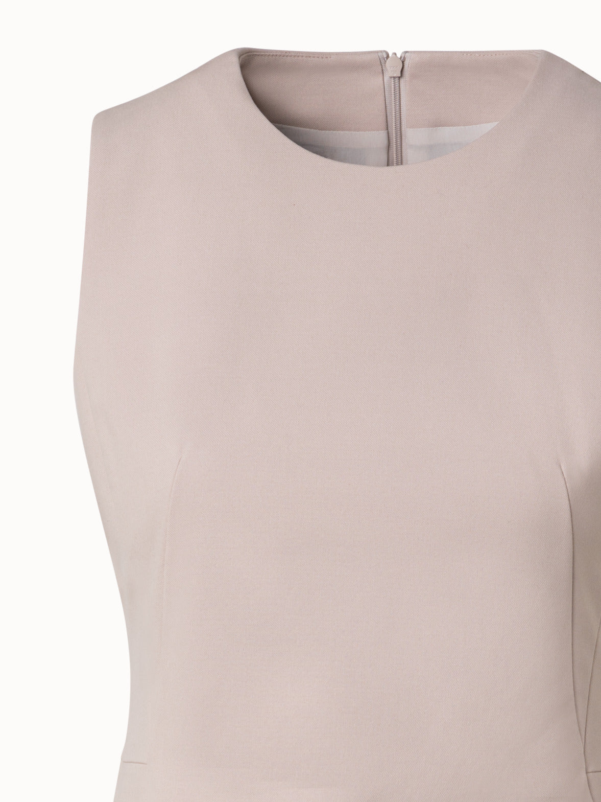 A-Line Cotton Double-Face Sheath Dress